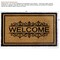 Gardenised Heavy Duty Coco Coir Doormat Non Slip PVC Baking Embossed Welcome Design Natural Coconut Fiber Floor Mat for Front Door Porch Patio Entryway Garage Mudroom & Outdoor Use 18x30"